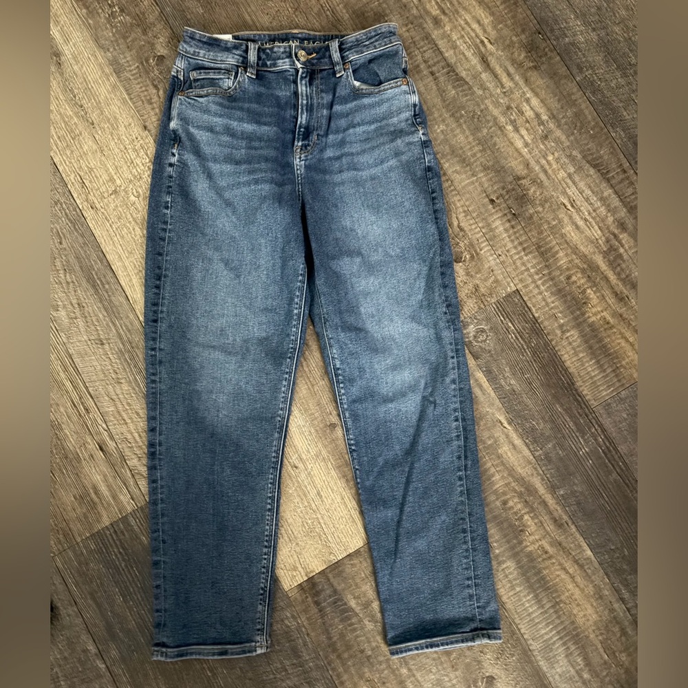 American Eagle Outfitters Blue Straight Leg Jeans